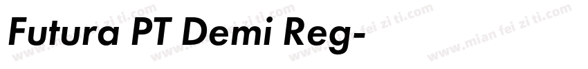 Futura PT Demi Reg字体转换
